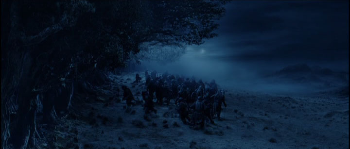 "Night camp at Fangorn forest"